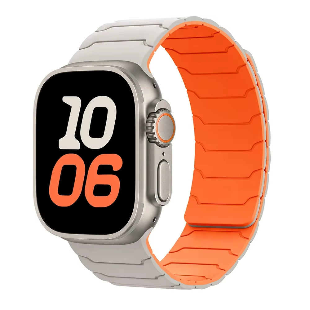 Omnifit Apple Watch silicone sport band magnetic closure sweat-resistant durable strap active lifestyle
