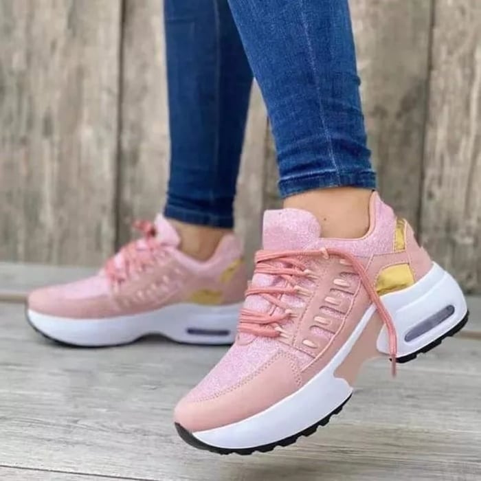 Nova | Women's Chunky Sneakers Lace Up Platform Athletic Shoes