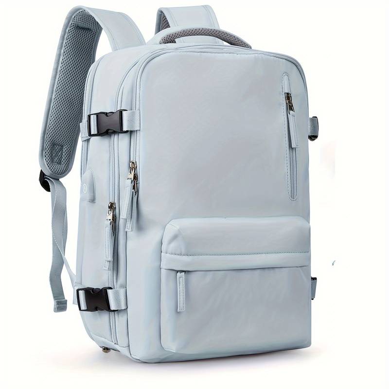 Travelcore urban backpack with dedicated shoe pouch, sleek contemporary design for work gym travel