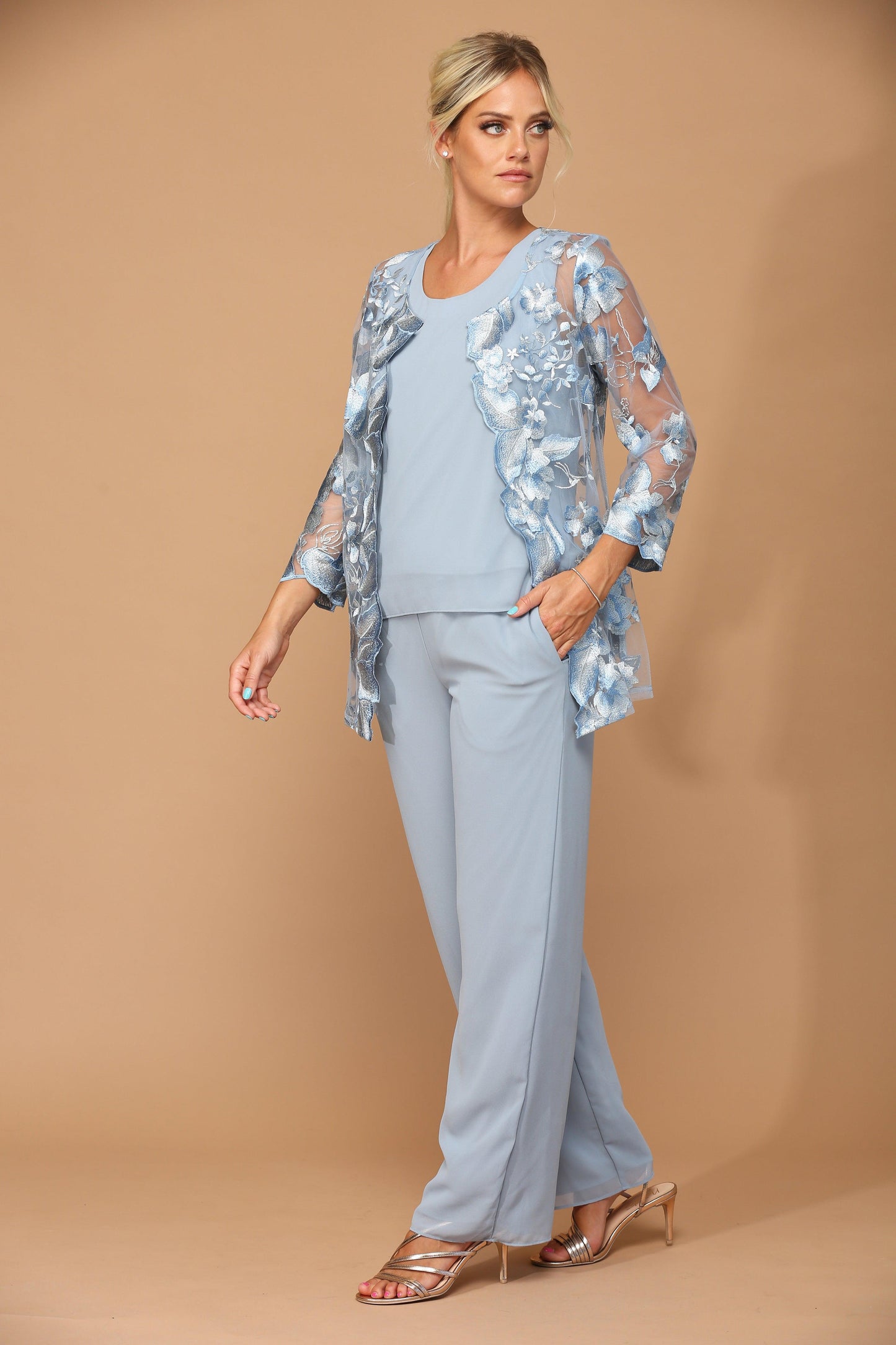 Eva Fashion EV3426 Dusty Blue S Sale - Urbann-Vibe