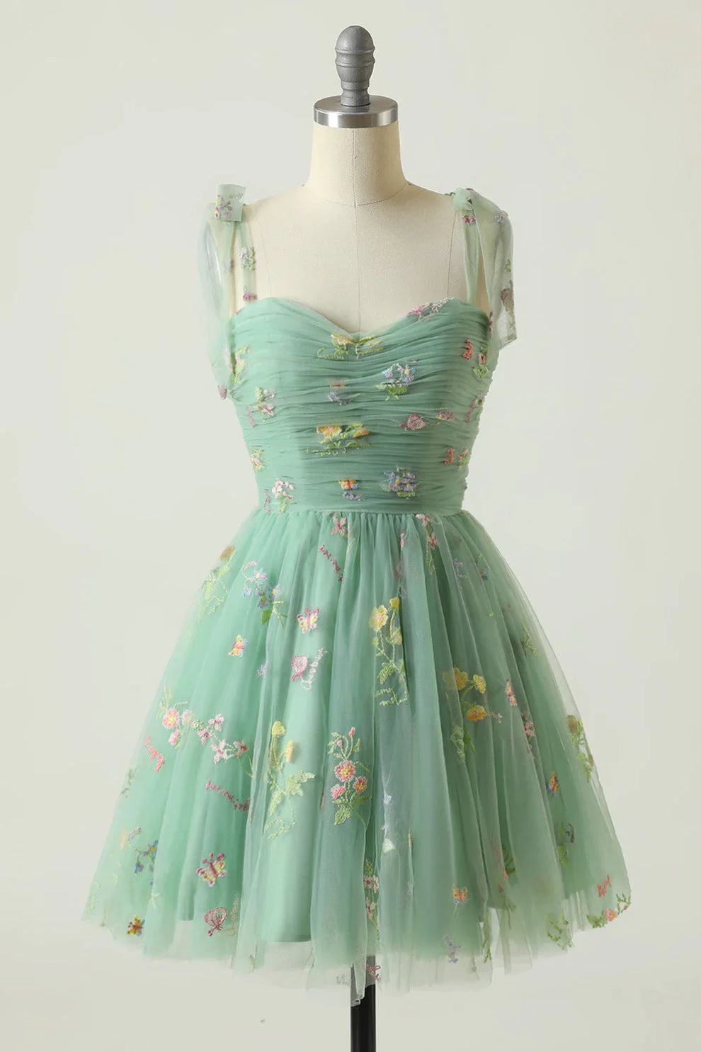 Gianna floral embroidered tulle ball gown elegant botanical silhouette for special occasions