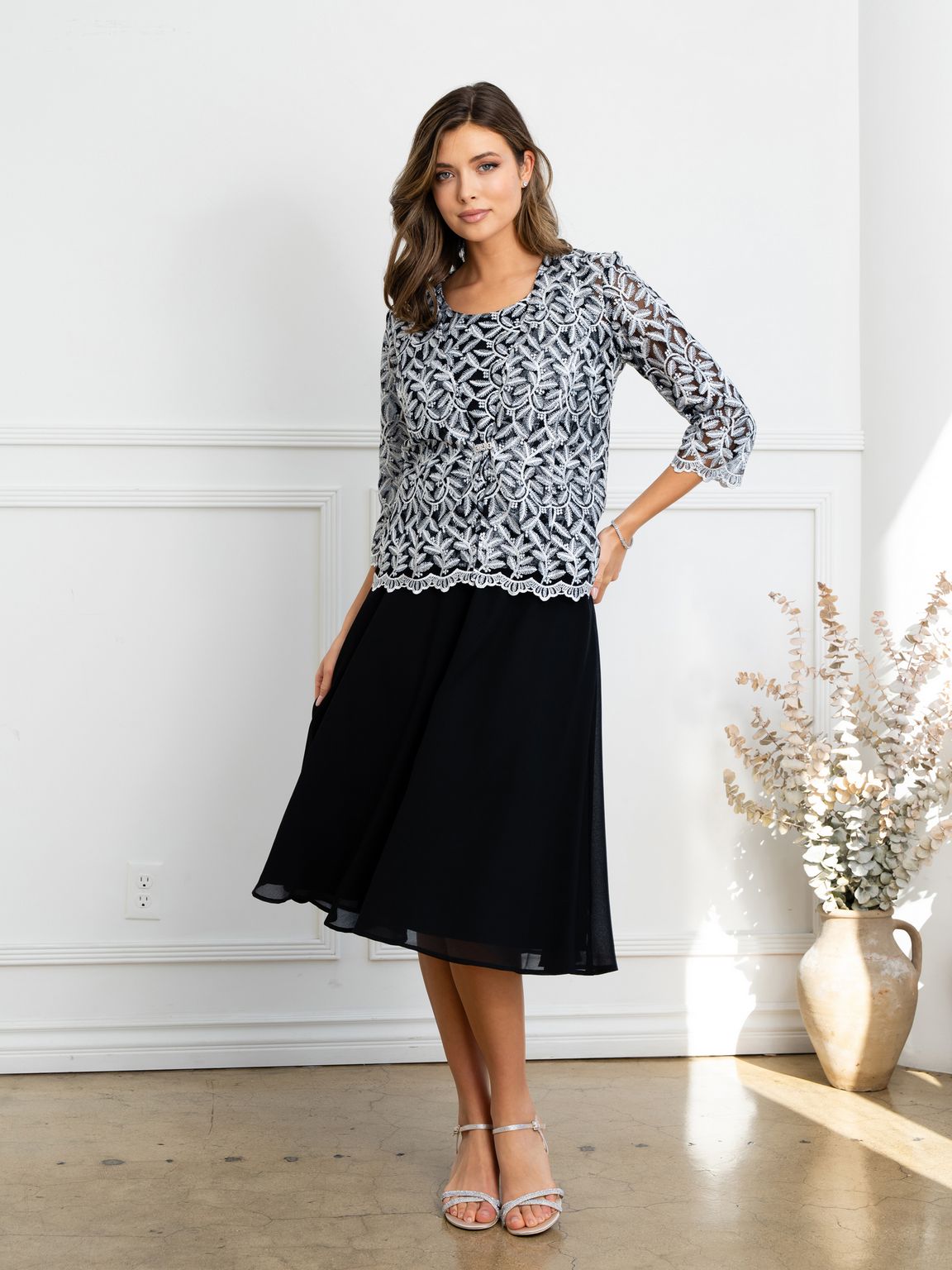 Eva Fashion 3530 Black/Silver XL Sale - Urbann-Vibe