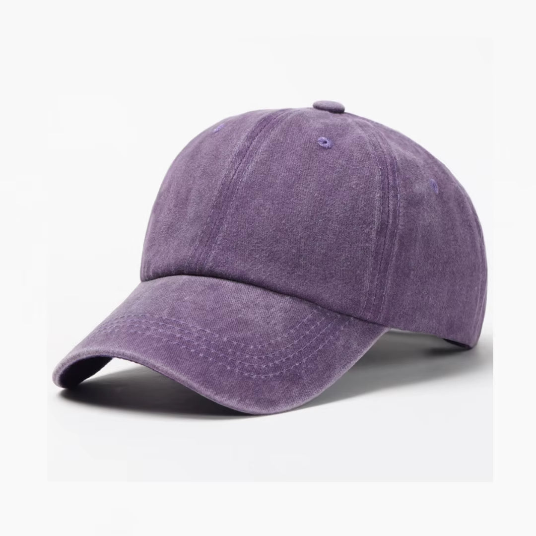 Heritage washed cotton baseball cap unisex low-profile adjustable strap casual everyday hat