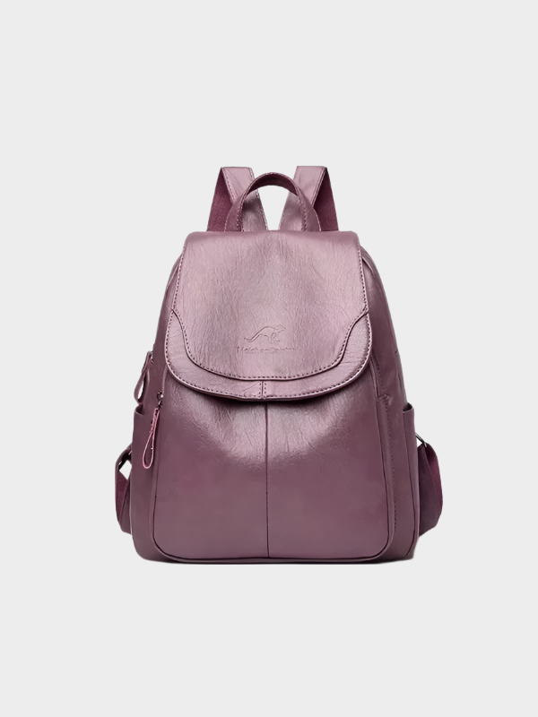 Fatiha women's anti-theft backpack elegant secure closure modern professional everyday use