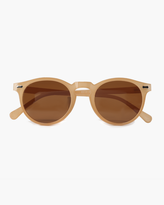 Ezekiel – Retro Round Sunglasses for Men with UV Protection Orange - Urbann-Vibe