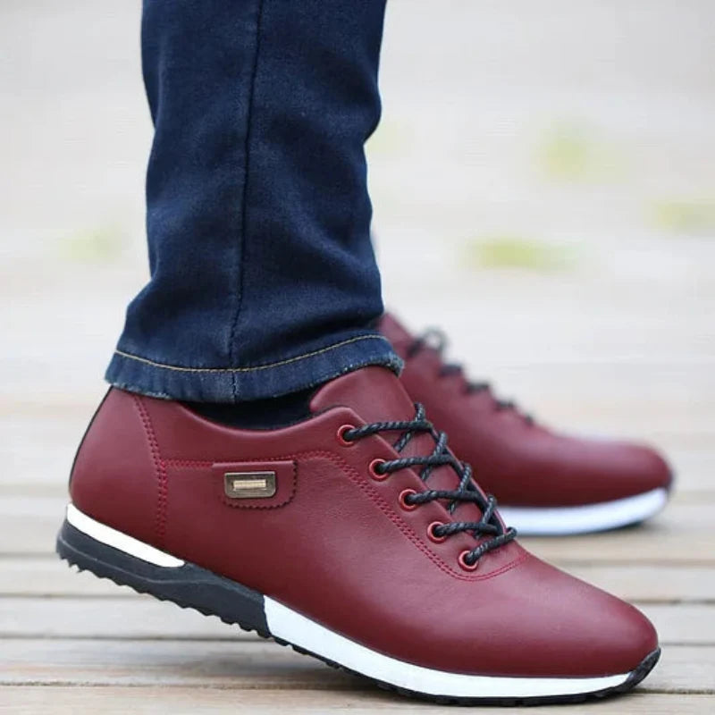 Rui modern men's dress shoes with non-slip sole, refined silhouette for office and casual wear