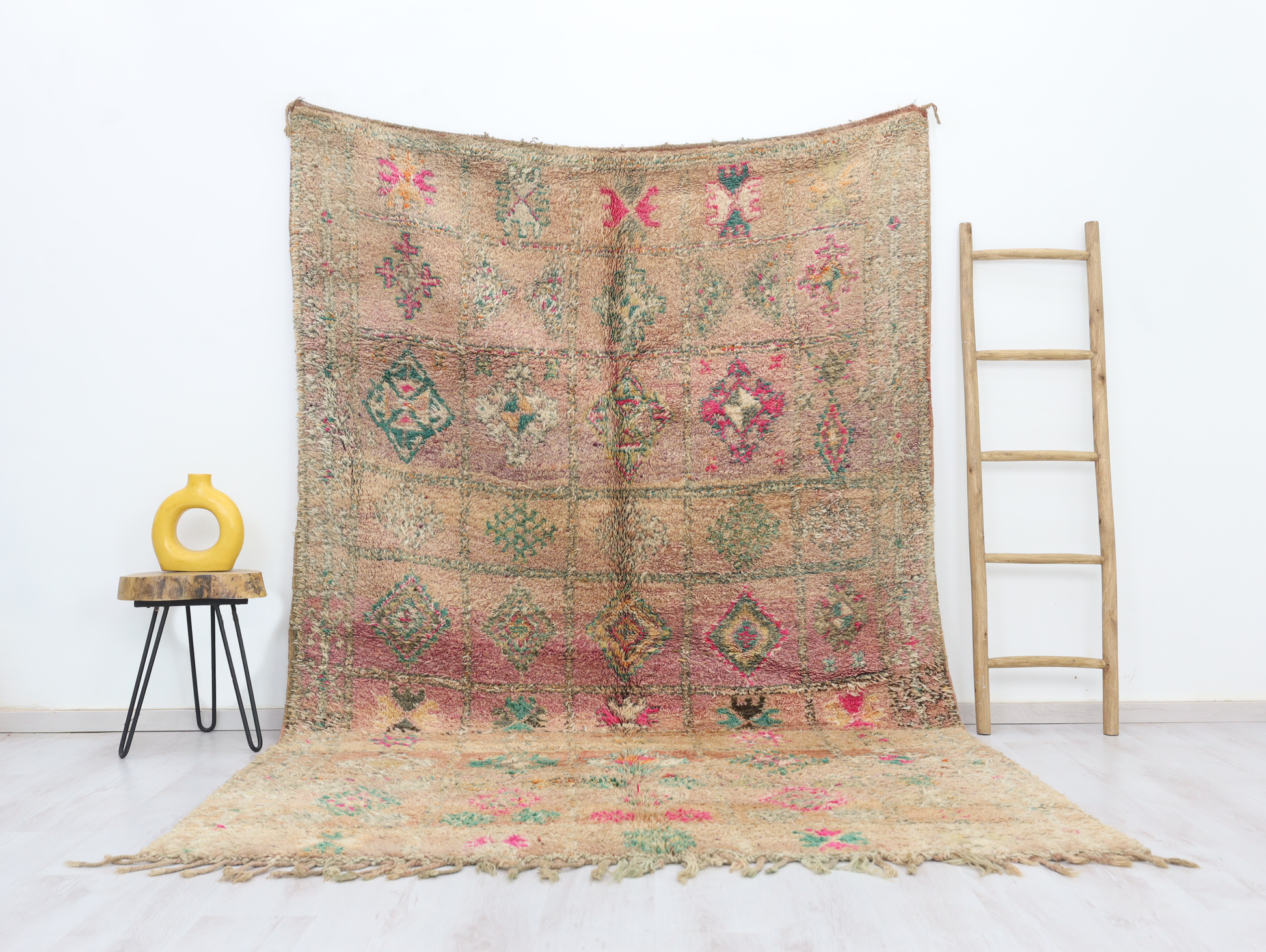 Tifezza Vintage Moroccan Rug 6'3" x9'7" - Urbann-Vibe