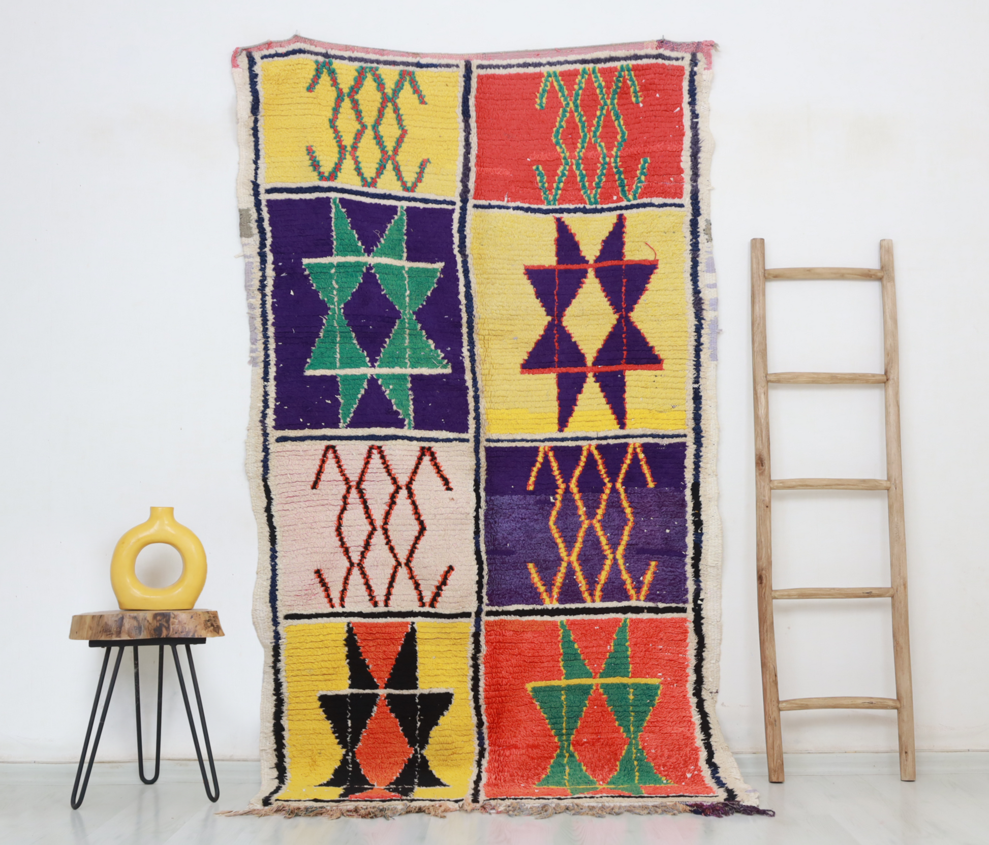 Alehyan  Moroccan Rug 4'4" x 7'8" - Urbann-Vibe