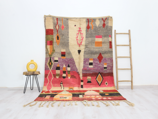 Asefra Moroccan Rug 5'6" x 9'2" - Urbann-Vibe