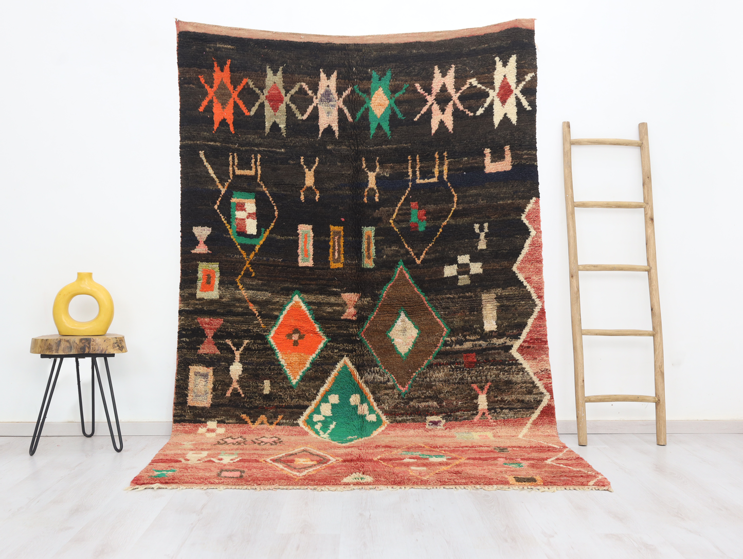 Isaffen Moroccan Rug 5'3" x 8'4" - Urbann-Vibe