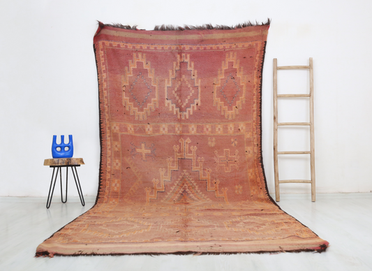 Asafu Vintage Moroccan Rug 5'4" x 12'3" - Urbann-Vibe