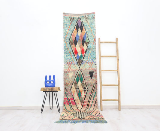 Tizya Moroccan Rug 2'4" x 9'1" - Urbann-Vibe