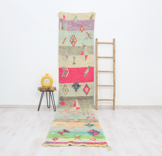 Antalas Moroccan Rug 2'6" x 13'3" - Urbann-Vibe