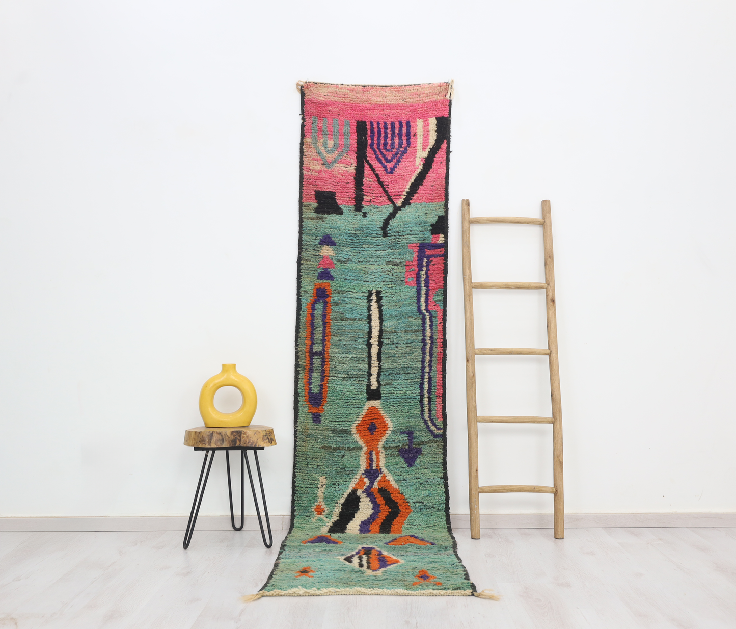 Zilalsan Moroccan Rug 2'3" x 9'4" - Urbann-Vibe