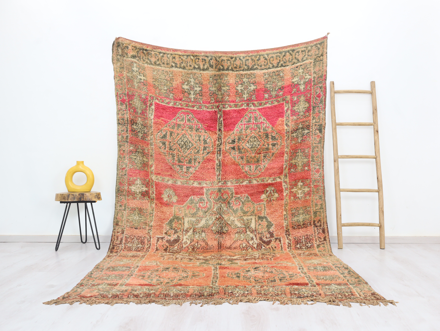 Tayda Vintage Moroccan Rug 6'3" x10'3" - Urbann-Vibe