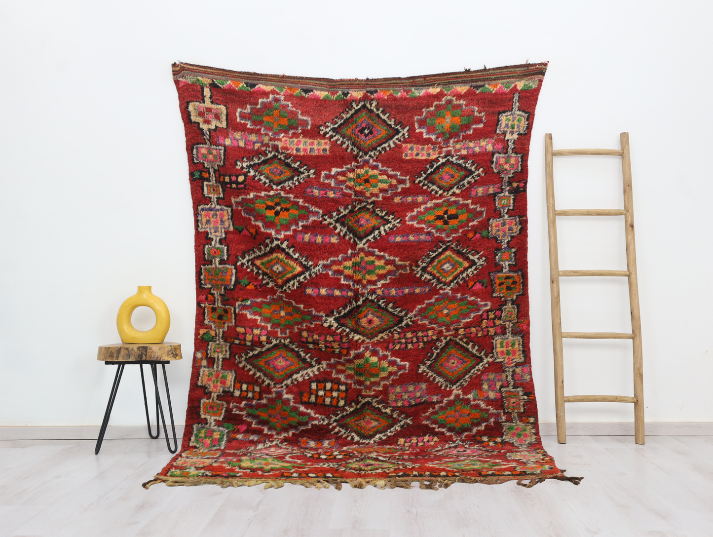 Tifella Vintage Moroccan Rug 5'7" x7'8" - Urbann-Vibe