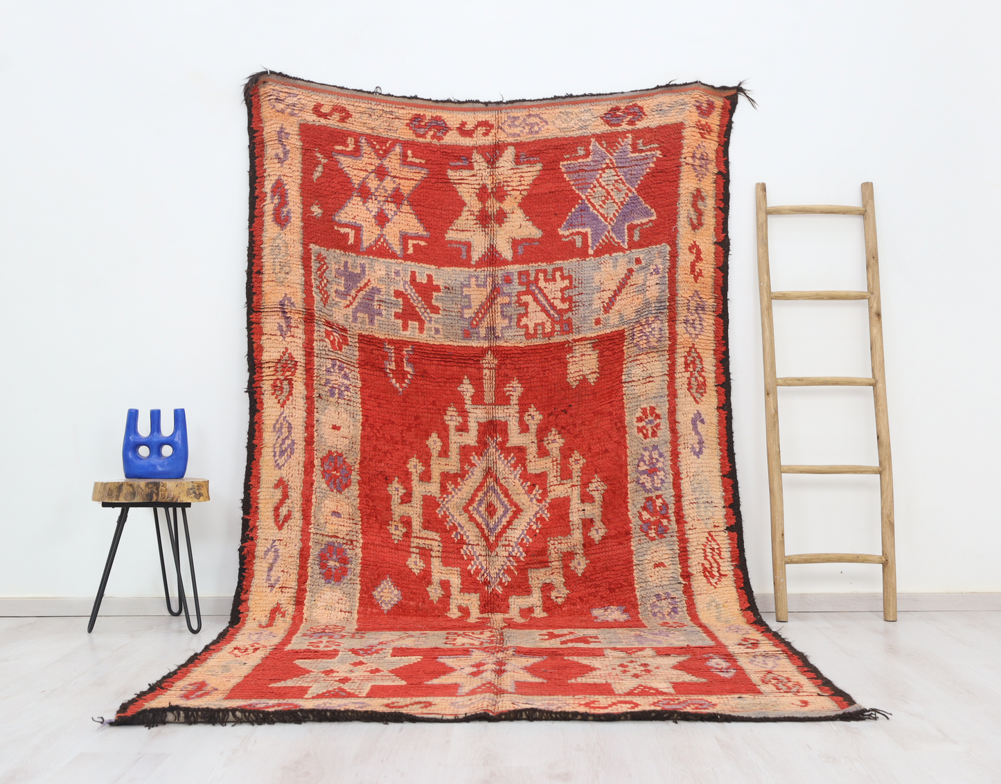 Talaya Vintage Moroccan Rug 5'6" x10'1" - Urbann-Vibe