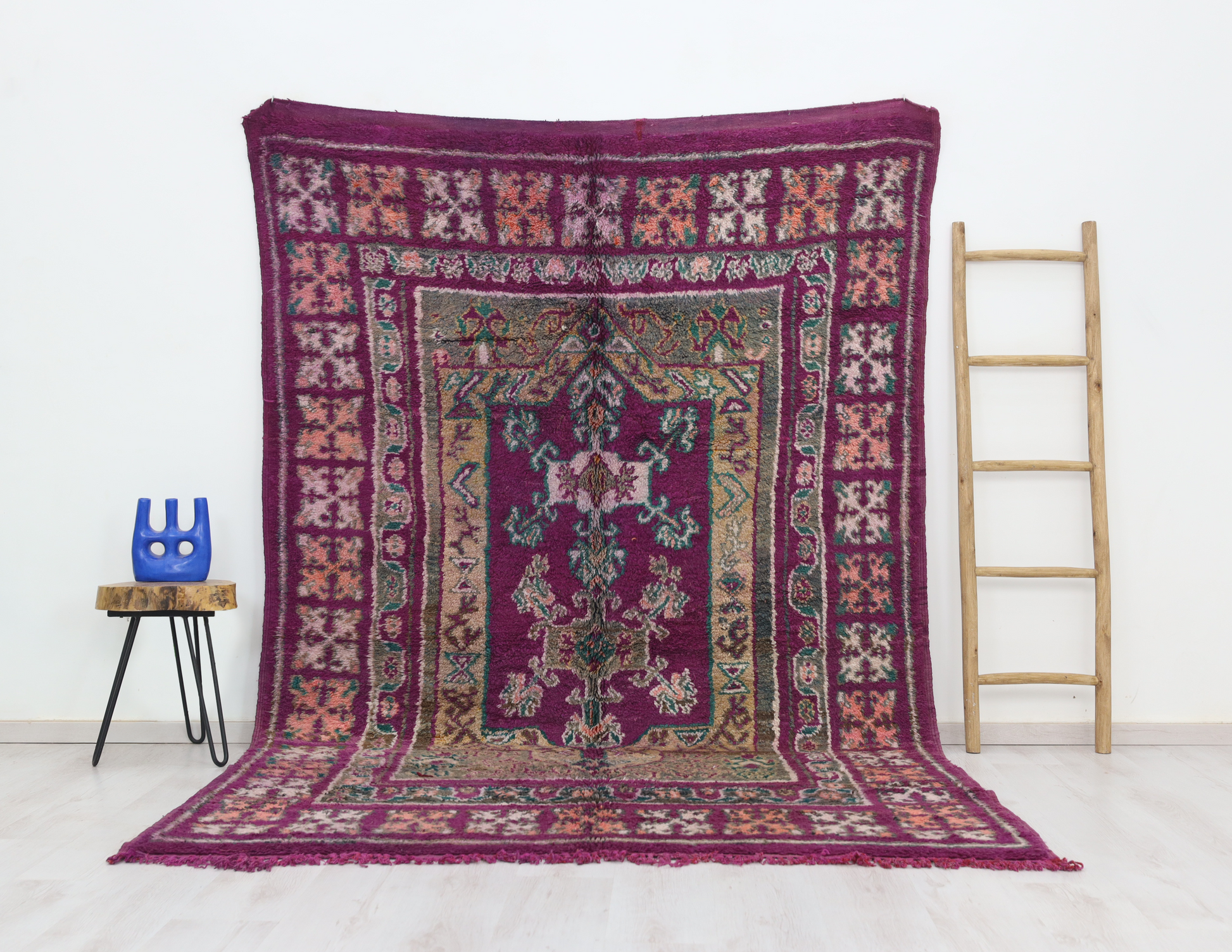 Tifuklin Vintage Moroccan Rug 6'2" x9'5" - Urbann-Vibe