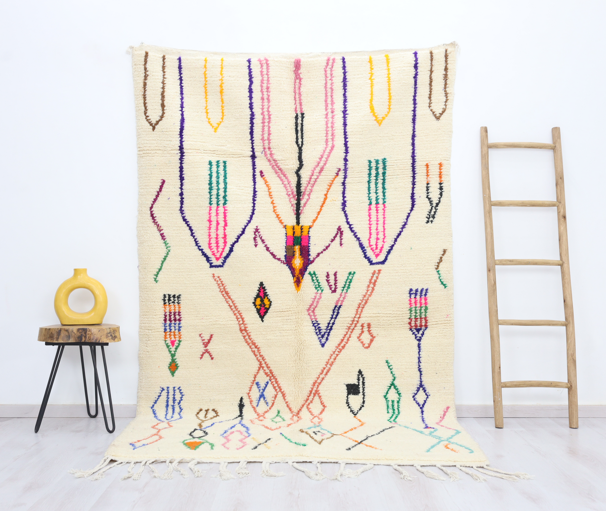 Illi Moroccan Rug 5'2" x 8'3" - Urbann-Vibe