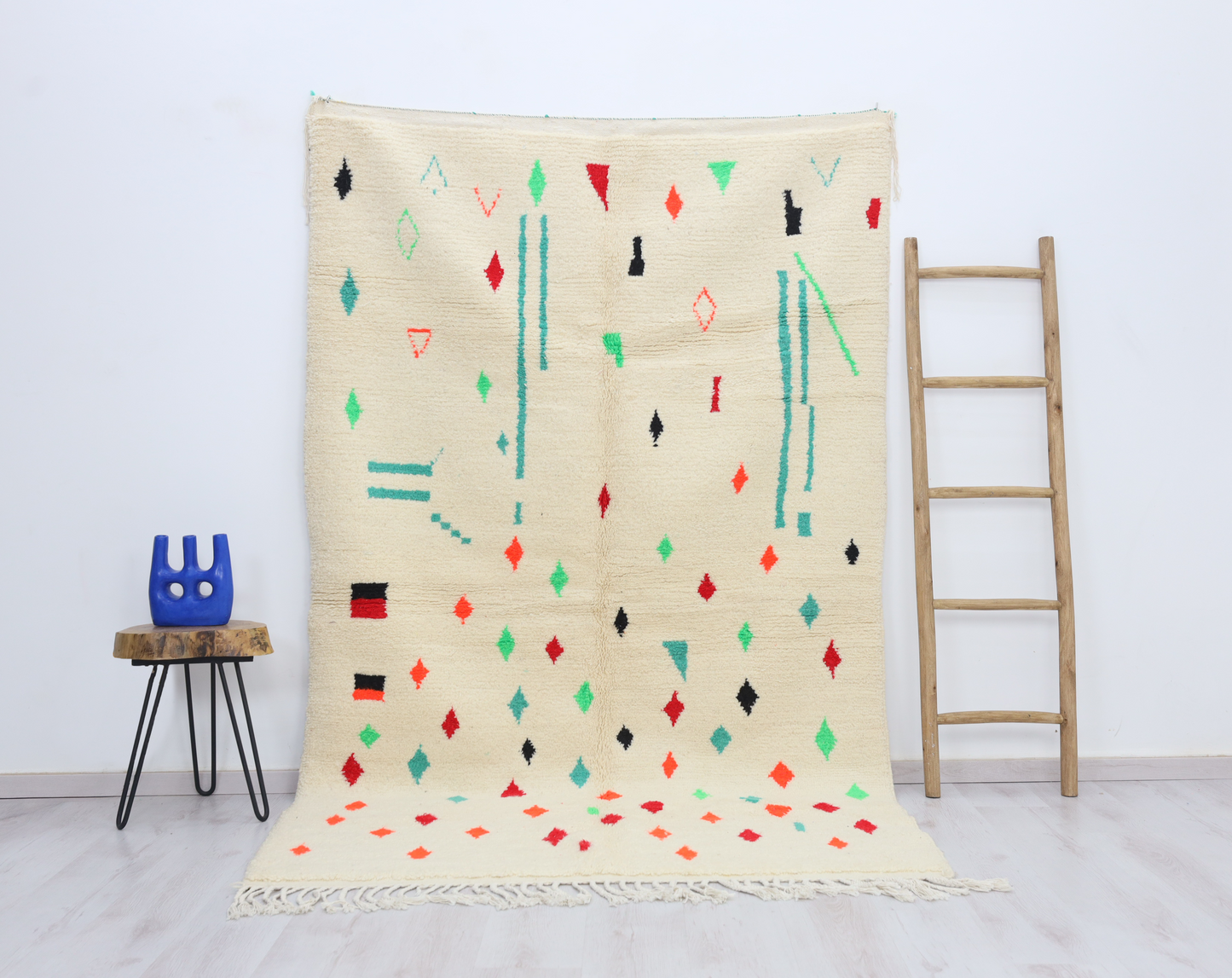 Damya Moroccan Rug 5'2" x 8'5" - Urbann-Vibe
