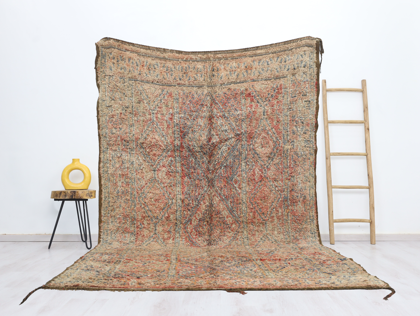 Amurak Vintage Moroccan Rug 6'9" x11'5" - Urbann-Vibe