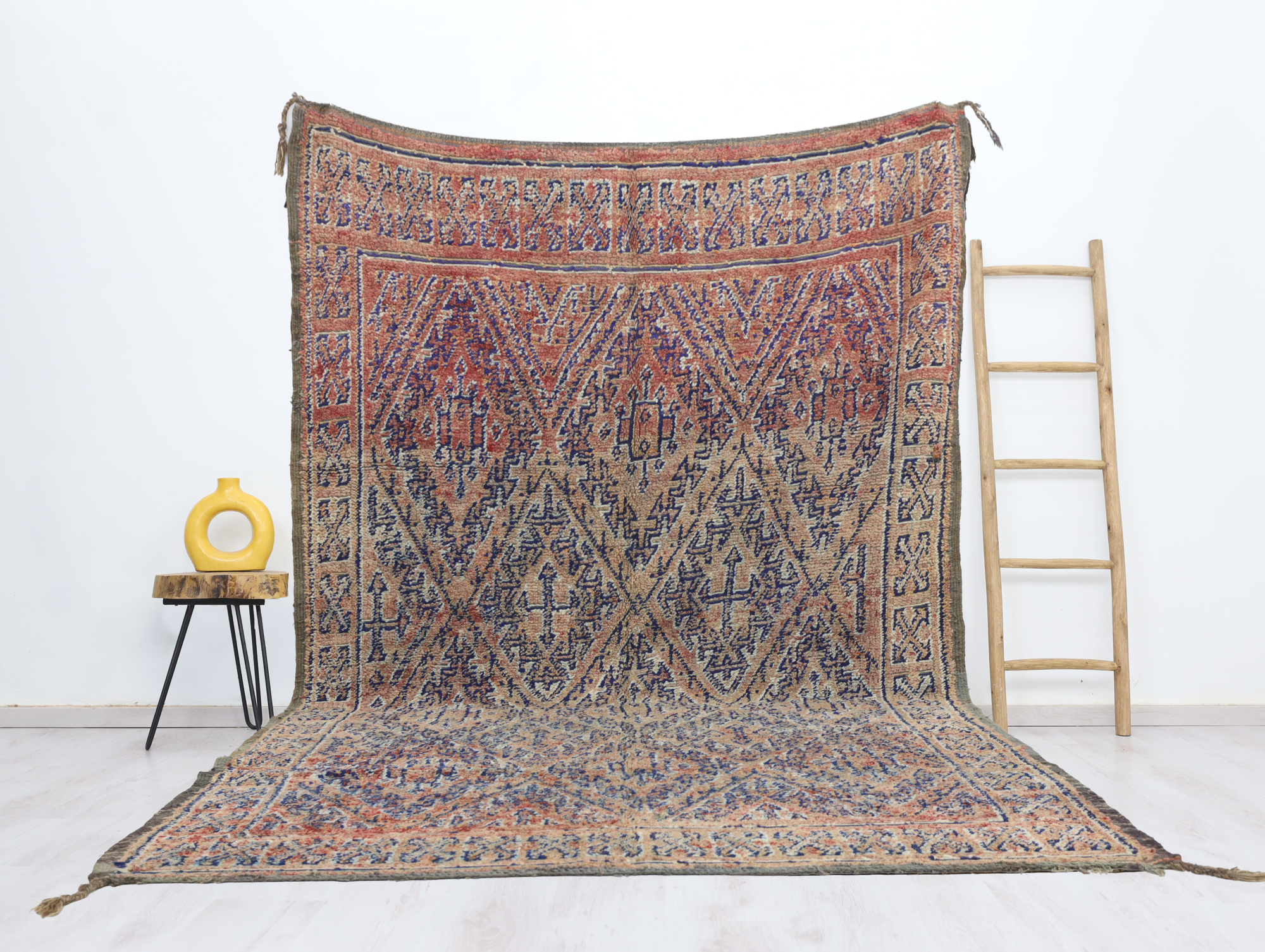 Aksilur Vintage Moroccan Rug 6'9" x 12'0" - Urbann-Vibe