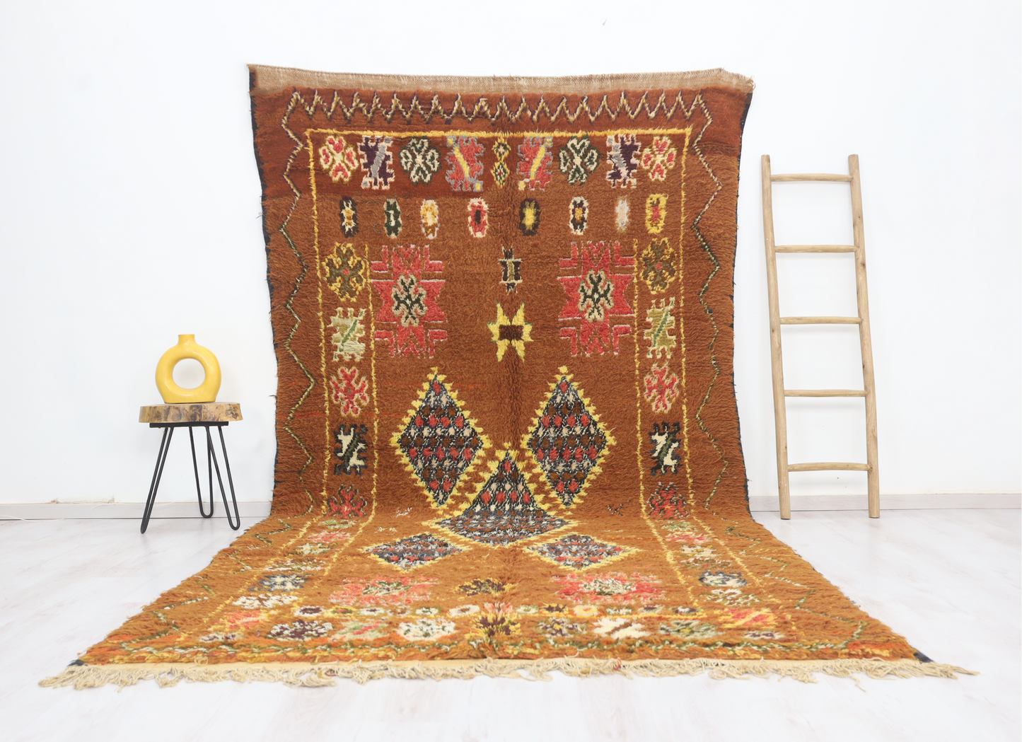 Aghraw Vintage Moroccan Rug  6'1" x 12'0" - Urbann-Vibe