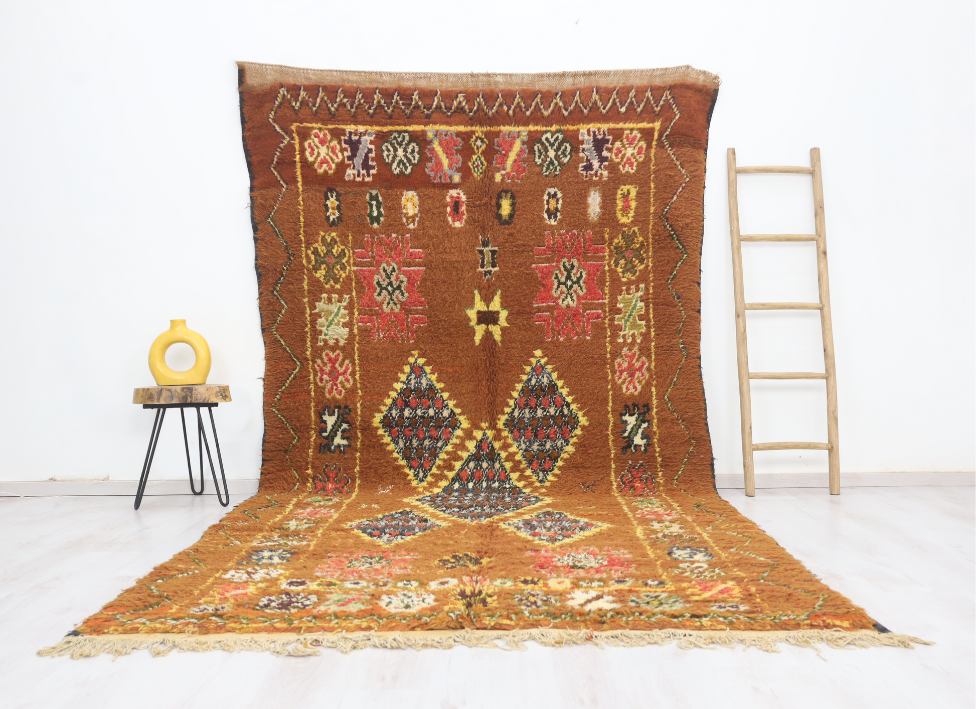 Aghraw Vintage Moroccan Rug  6'1" x 12'0" - Urbann-Vibe