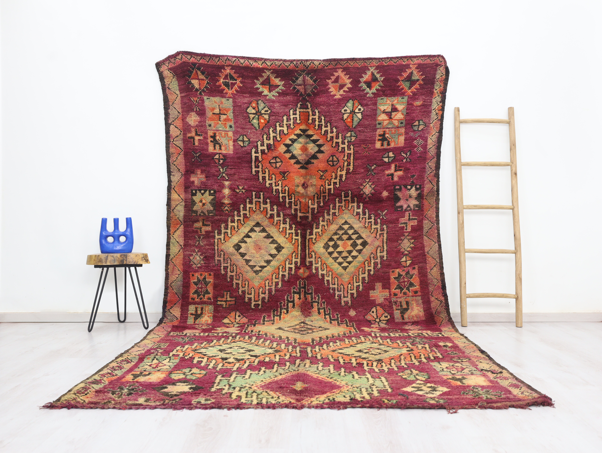 Tazrin Vintage Moroccan Rug  6'2" x 11'7" - Urbann-Vibe