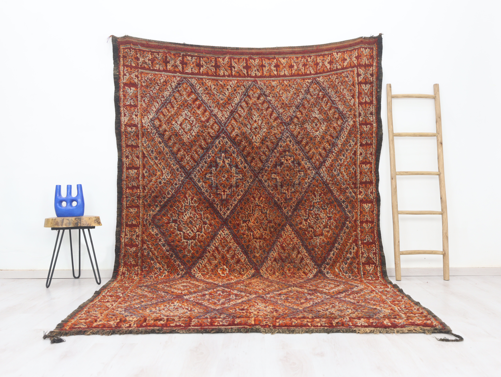 Tifral Vintage Moroccan Rug 6'8" x 10'2" - Urbann-Vibe