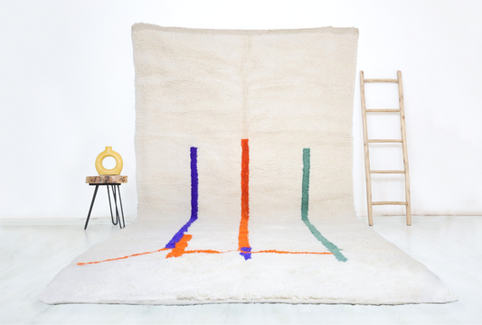 Axlindar Beni Ourain Rug 7'8" x 14'1" - Urbann-Vibe