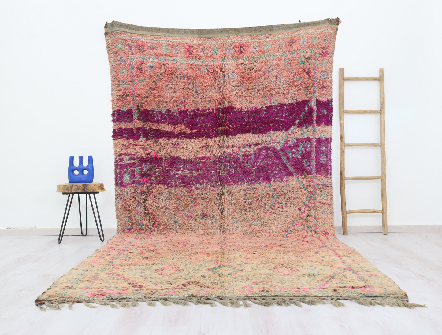 Idhilen Vintage Moroccan Rug  6'0" x11'6" - Urbann-Vibe