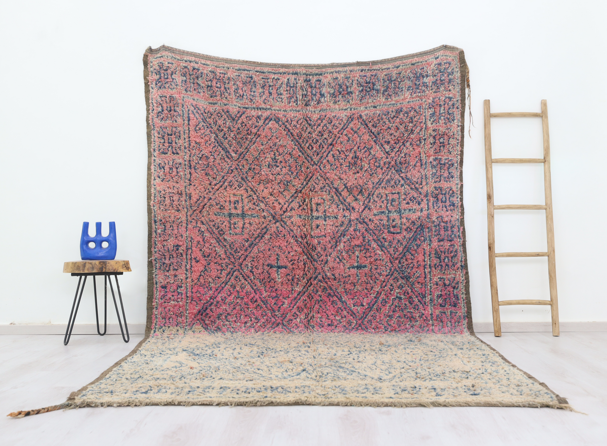 Imawen Vintage Moroccan Rug  6'5" x10'9" - Urbann-Vibe