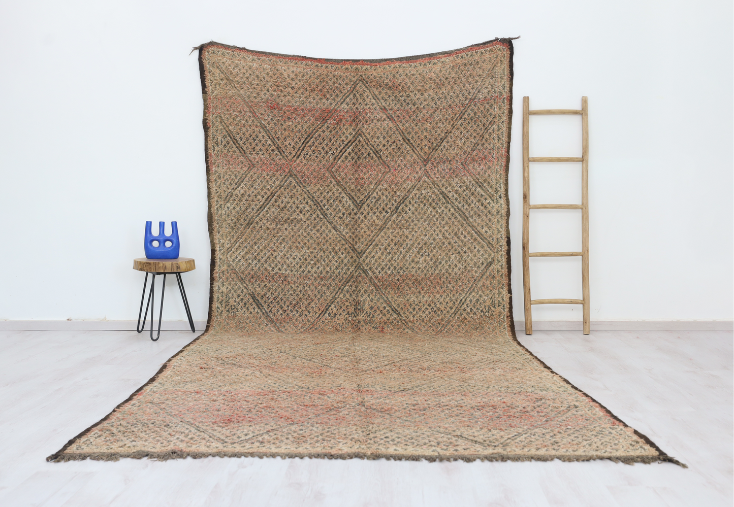 Aknas Vintage Moroccan Rug  6'2" x13'5" - Urbann-Vibe