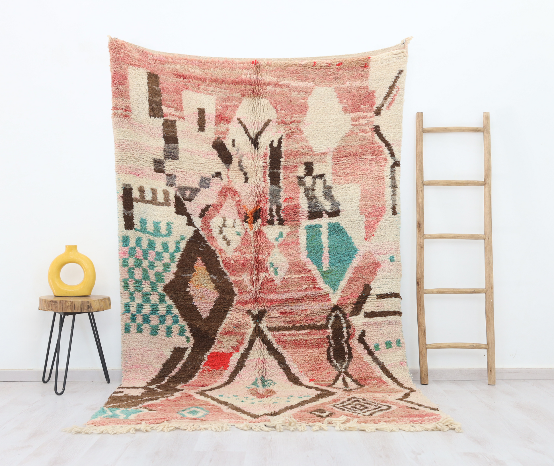 Idlisen  Moroccan Rug 5'0" x 8'7" - Urbann-Vibe