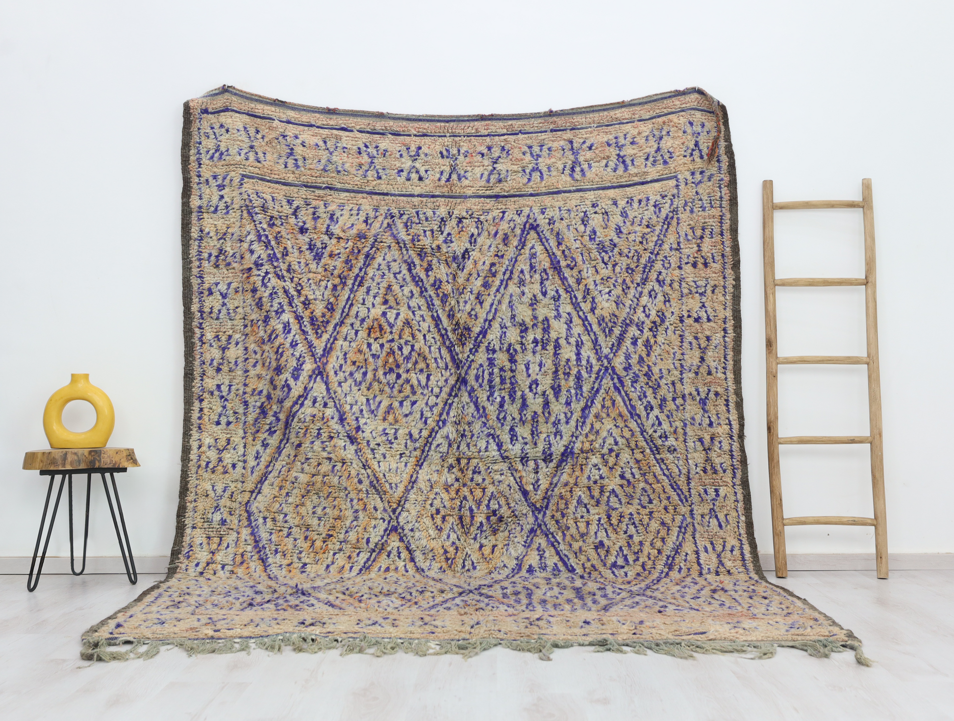 Tirza Vintage Moroccan Rug 7'1" x9'4" - Urbann-Vibe