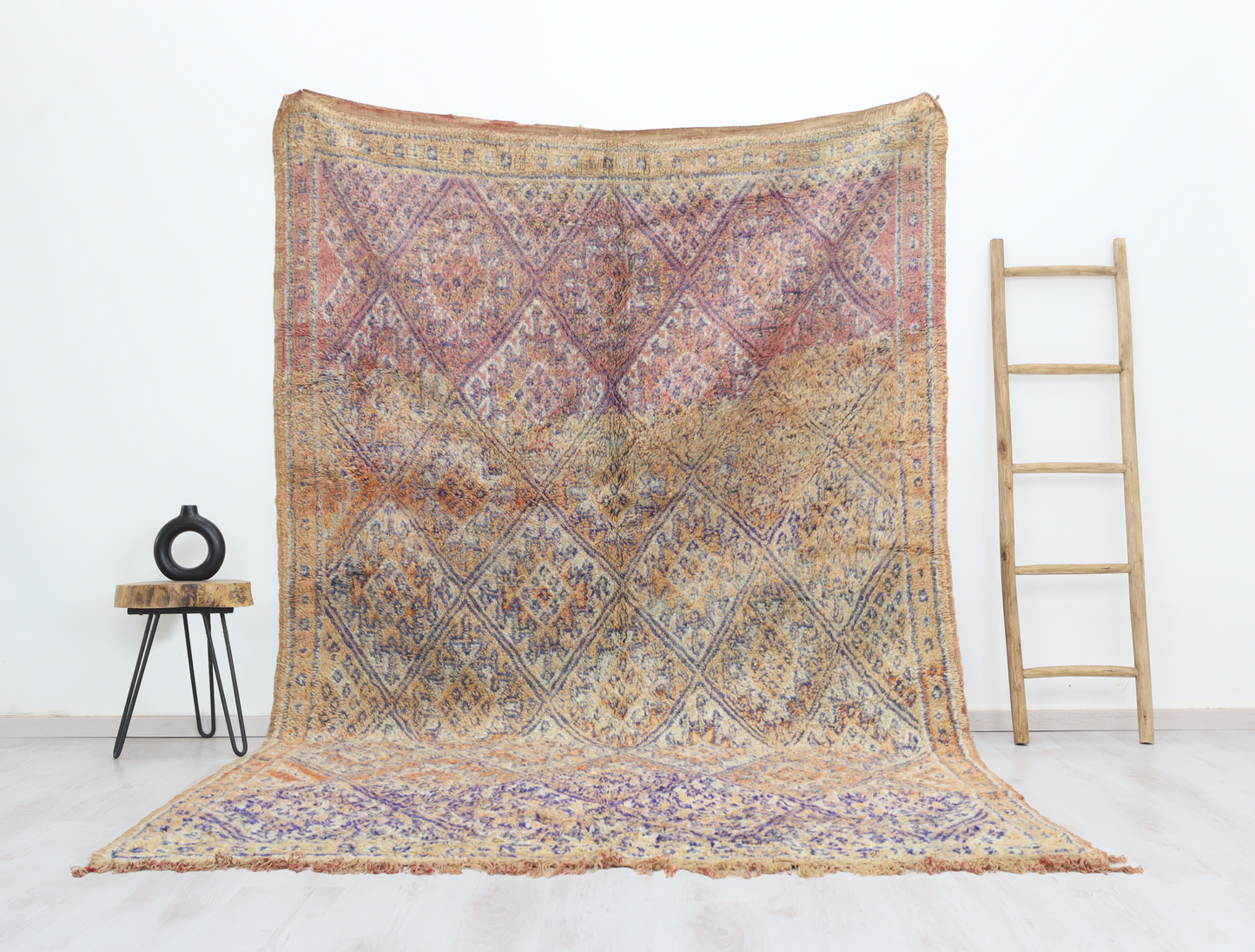 Tirni Vintage Moroccan Rug 6'4" x10'0" - Urbann-Vibe