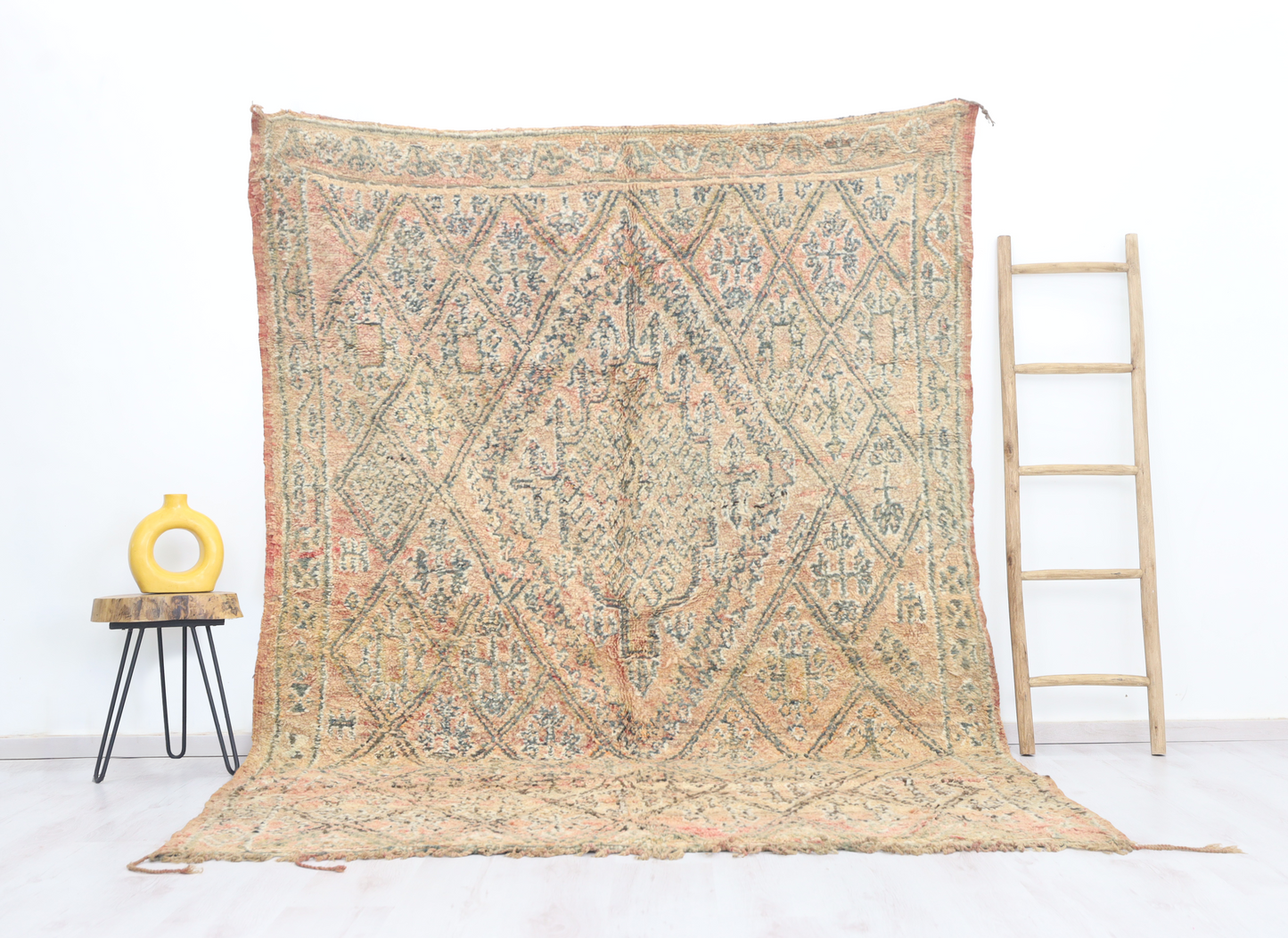 Tifrar Vintage Moroccan Rug 6'6" x9'4" - Urbann-Vibe