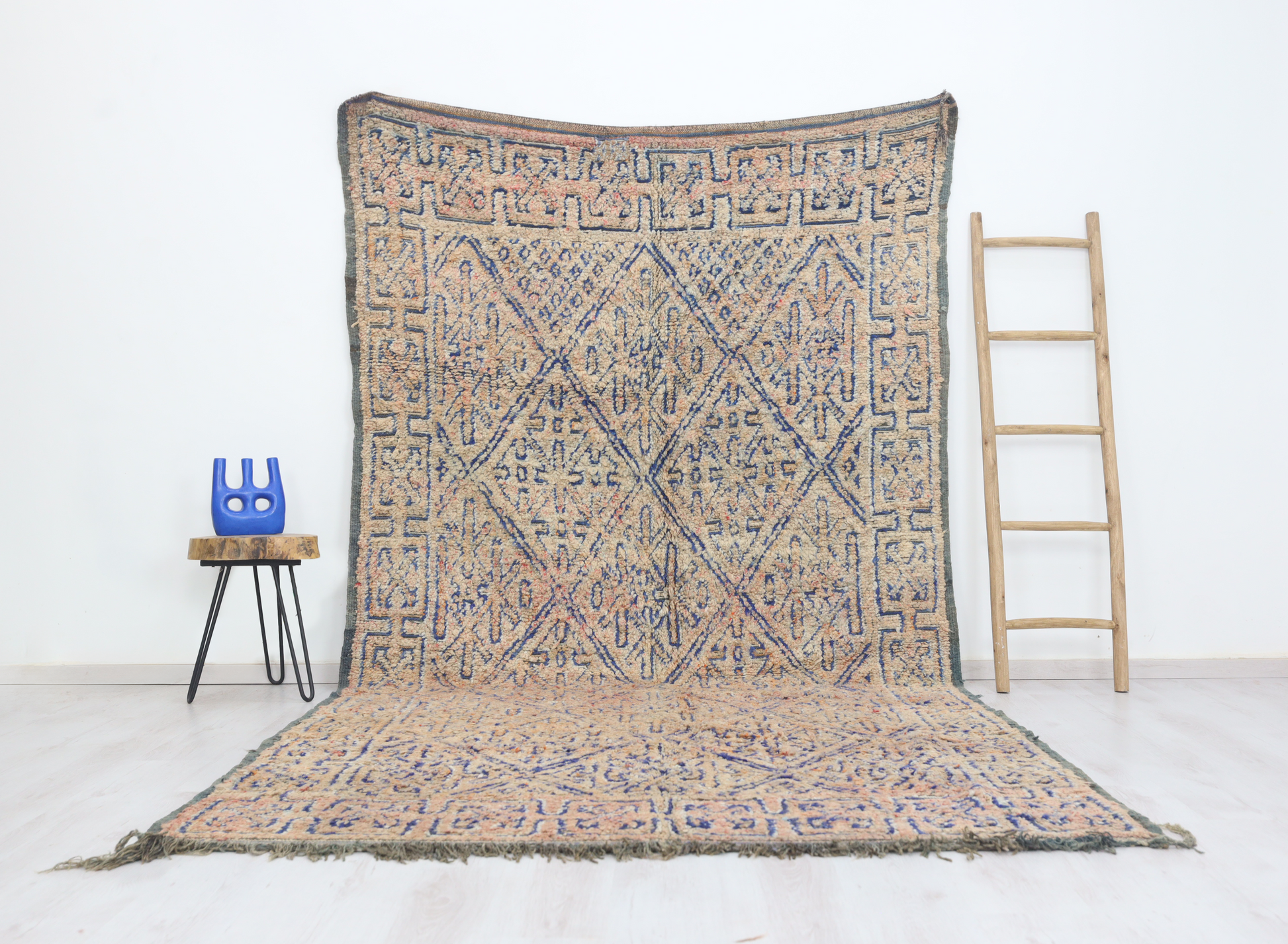 Yezana Vintage Moroccan Rug 6'2" x11'3" - Urbann-Vibe
