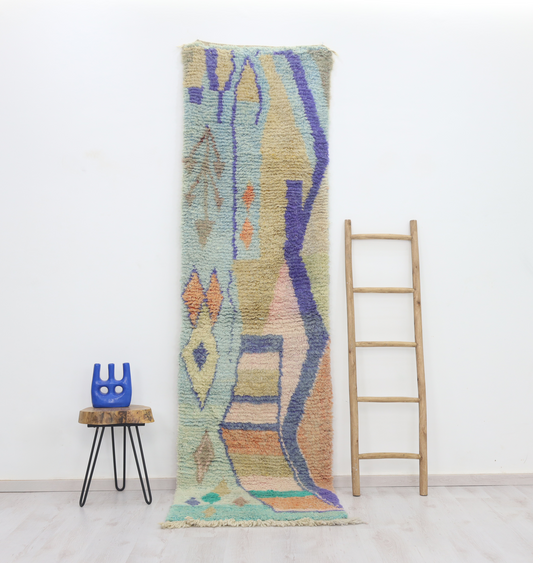 Amuzal Moroccan Rug 2'7" x 10'0" - Urbann-Vibe