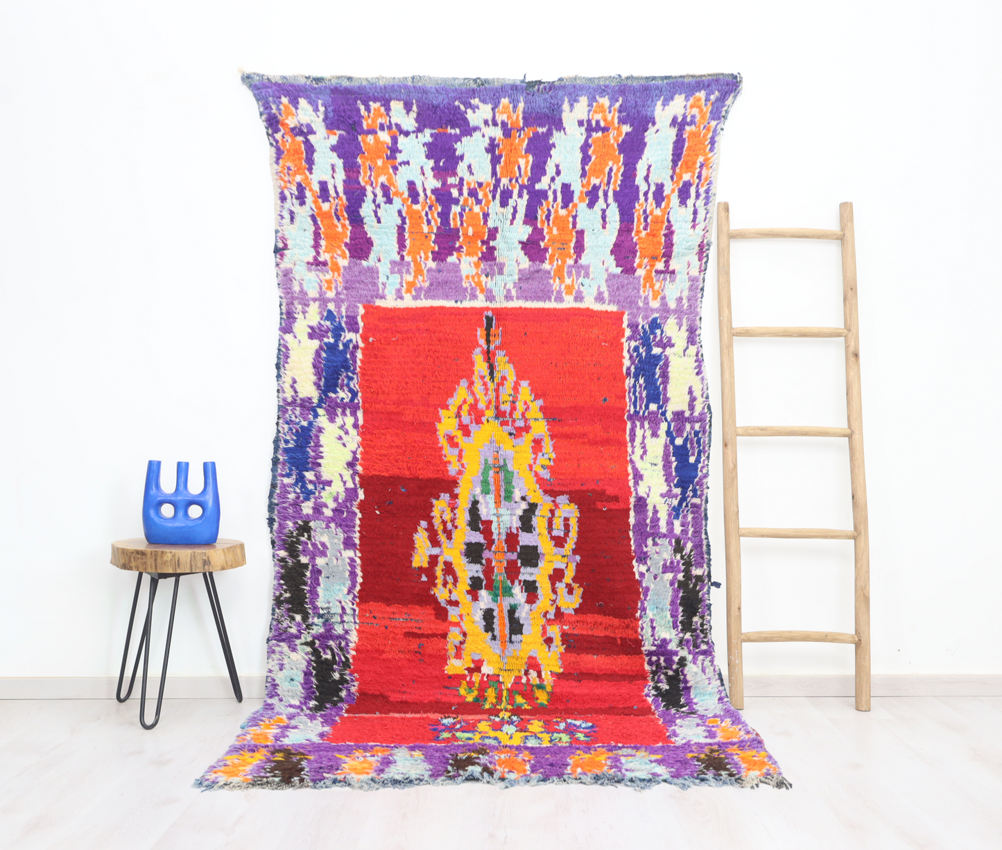 Ijja Moroccan Rug 4'0" x 8'3" - Urbann-Vibe