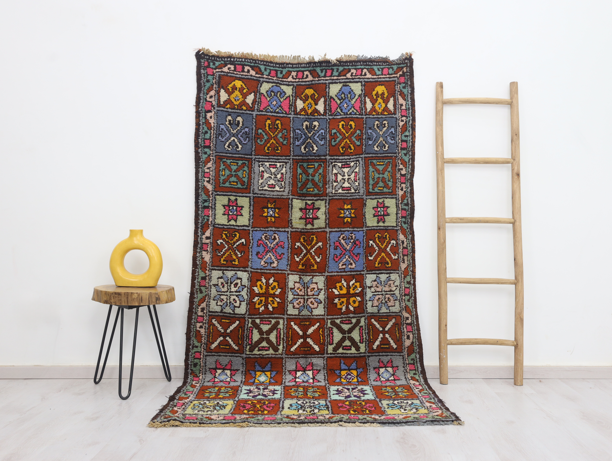 Aslay  Moroccan Rug 3'6" x 7'3" - Urbann-Vibe