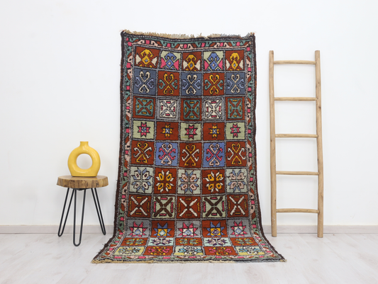 Aslay Moroccan Rug 3'6" x 7'3" - Urbann-Vibe