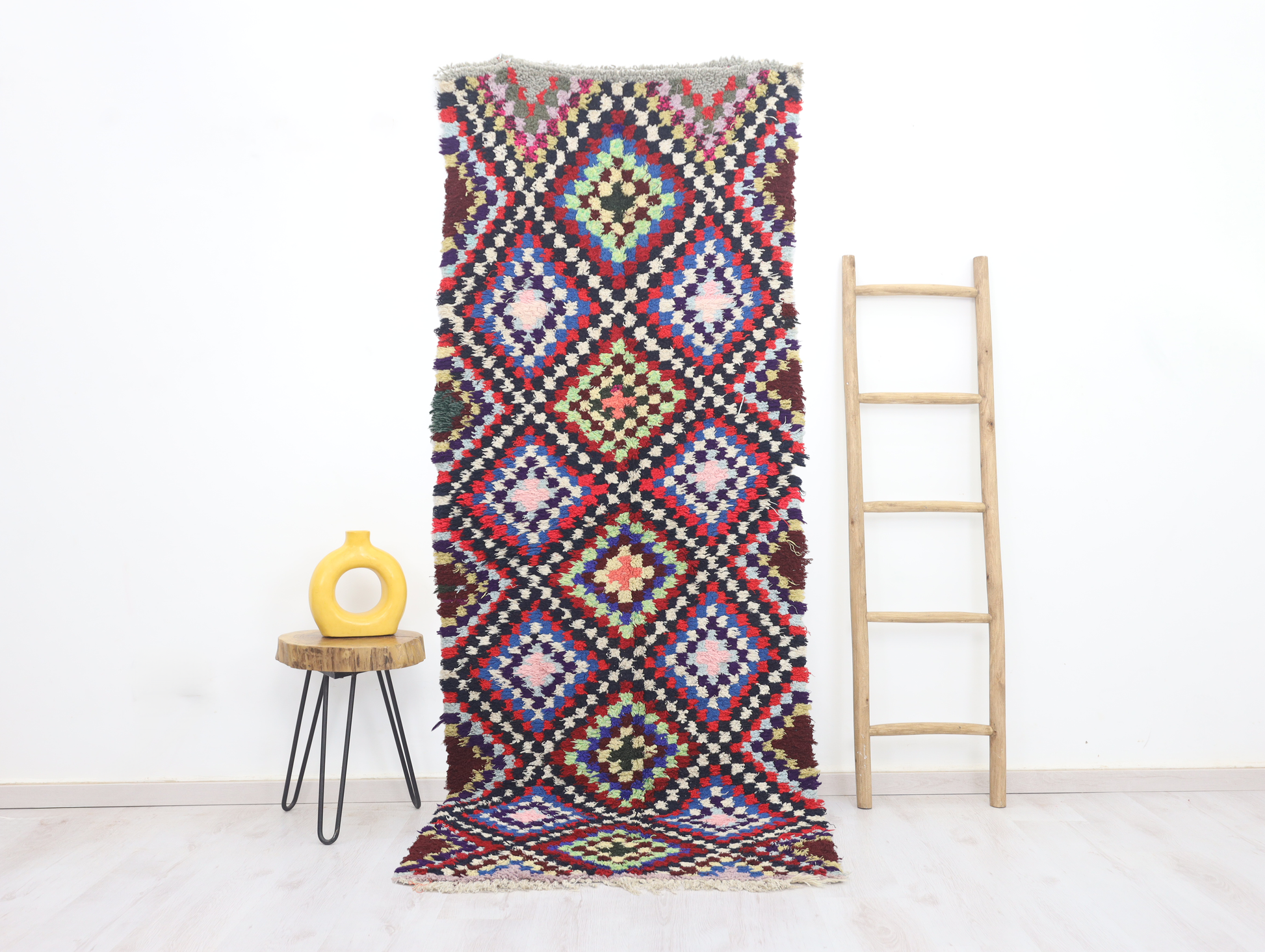 Aferhoun Moroccan Rug 2'9" x 8'3" - Urbann-Vibe