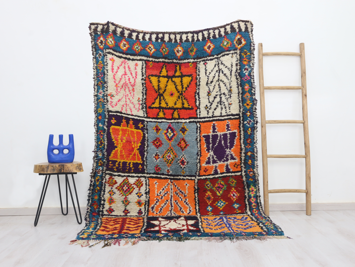 Timsal Moroccan Rug 4'7" x 7'1" - Urbann-Vibe