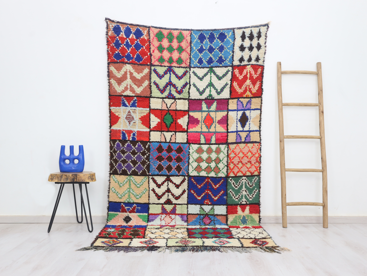 Amezian Moroccan Rug 4'7" x 7'9" - Urbann-Vibe