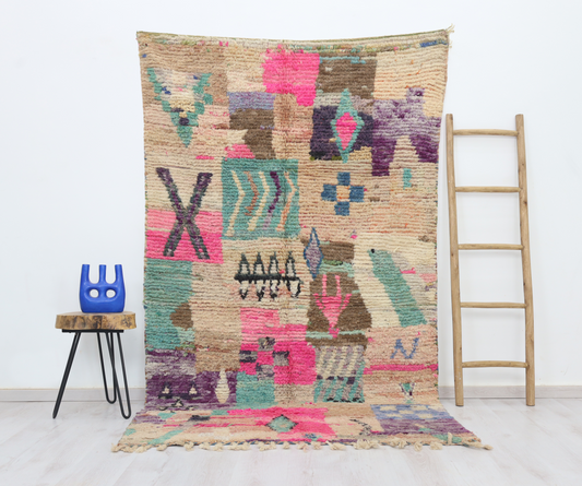 Aglid Moroccan Rug 4'9" x 8'1" - Urbann-Vibe