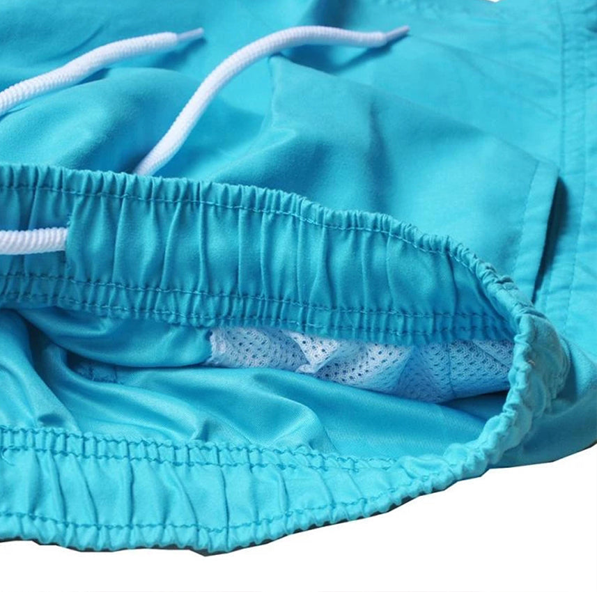 Max men's swim trunks quick-dry elastic drawstring waistband beach poolside comfort fit