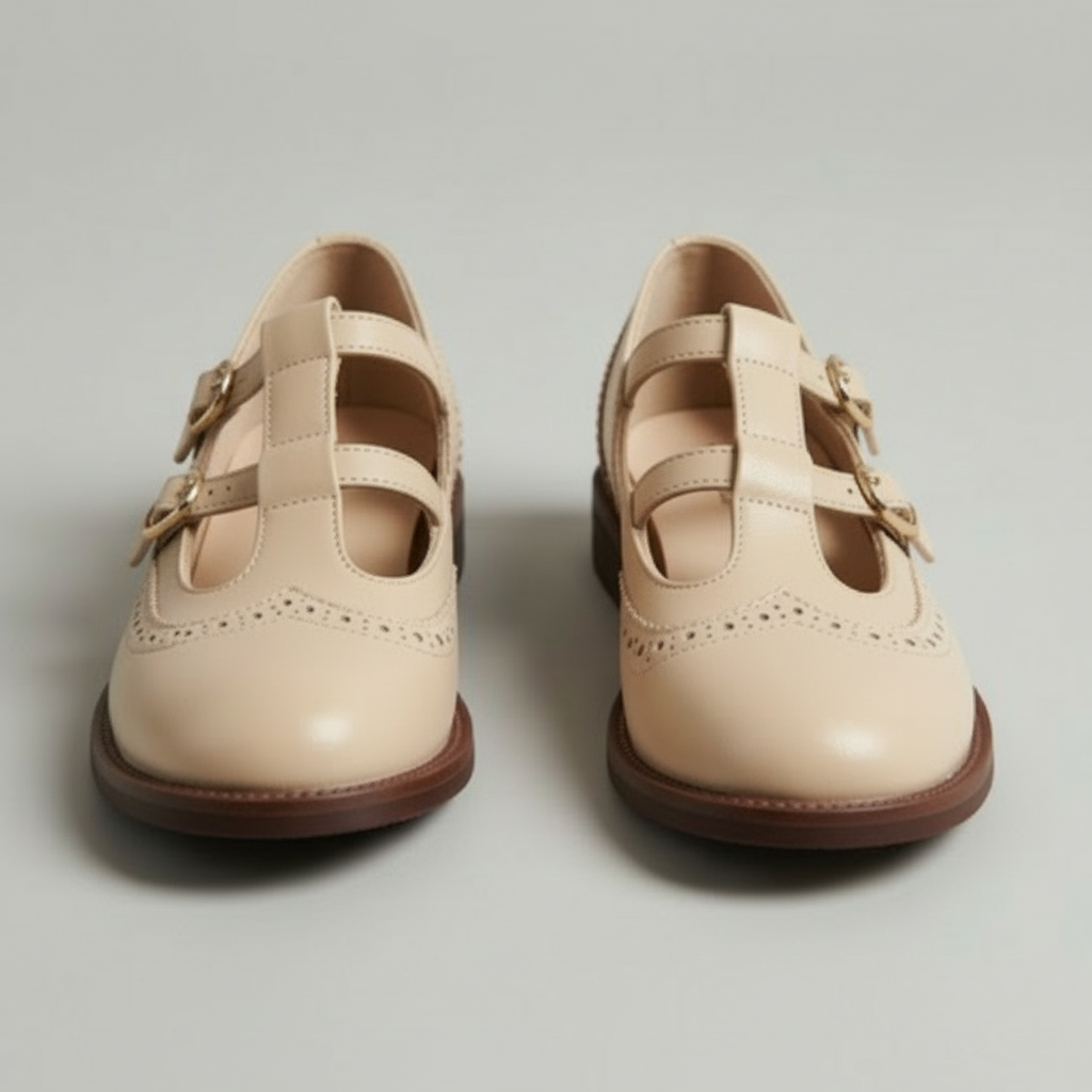 Women's classic Mary Jane shoes low block heel T-bar strap adjustable buckle everyday comfort