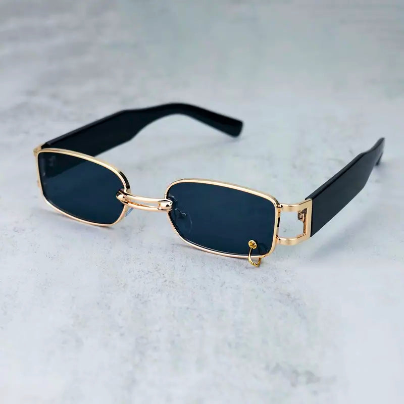 Bold link bridge sunglasses with vibrant lens colors, contemporary silhouette for all-day sun protection